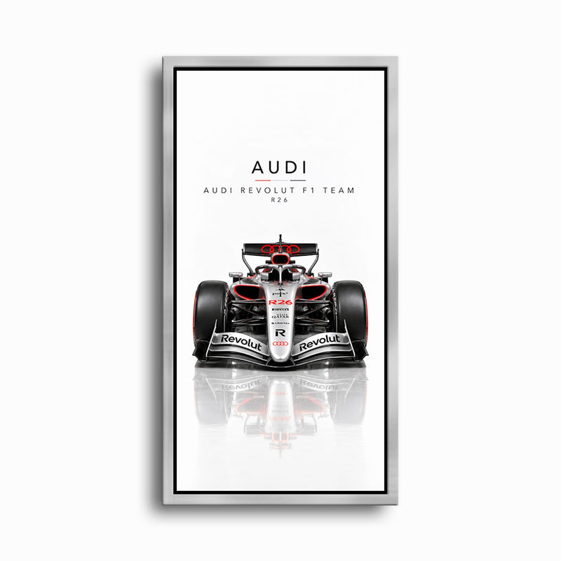 Audi Revolut F1 Team R26 Wall Art | Formula 1 Decor Cars