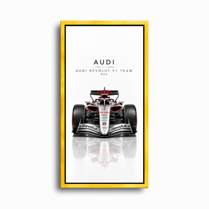 Audi Revolut F1 Team R26 Wall Art | Formula 1 Decor Cars