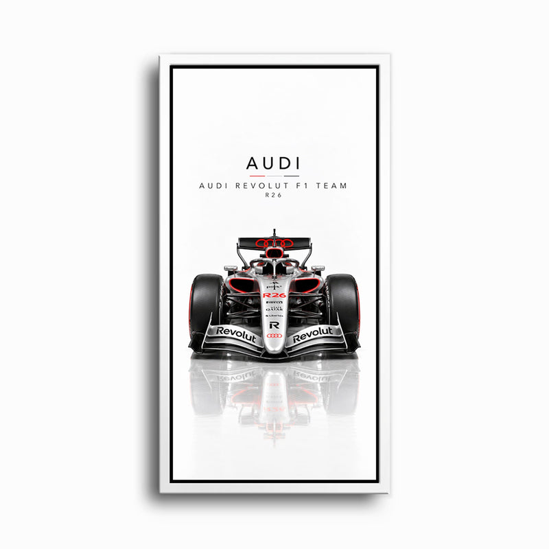 Audi Revolut F1 Team R26 Wall Art | Formula 1 Decor Cars