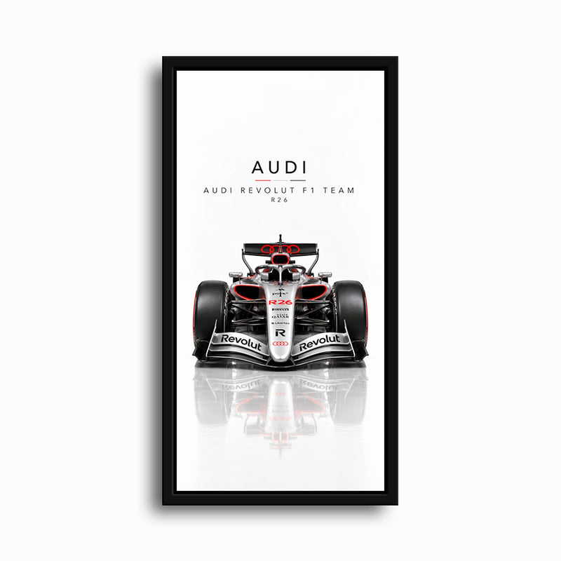 Audi Revolut F1 Team R26 Wall Art | Formula 1 Decor Cars