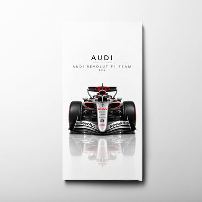 Audi Revolut F1 Team R26 Wall Art | Formula 1 Decor Cars