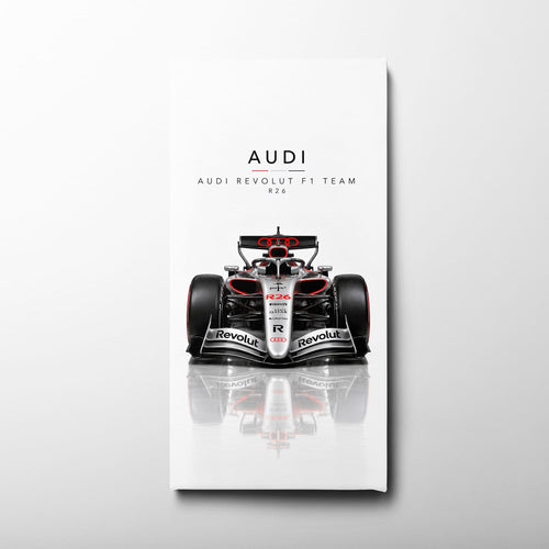 Audi Revolut F1 Team R26 Wall Art | Formula 1 Decor Cars