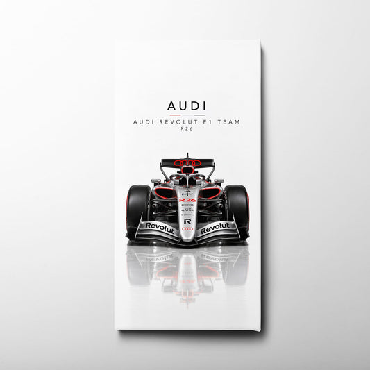 Audi Revolut F1 Team R26 Wall Art | Formula 1 Decor Cars