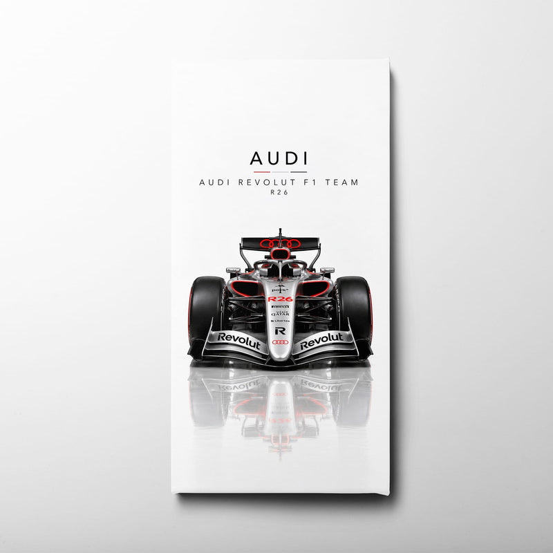 Audi Revolut F1 Team R26 Wall Art | Formula 1 Decor Cars