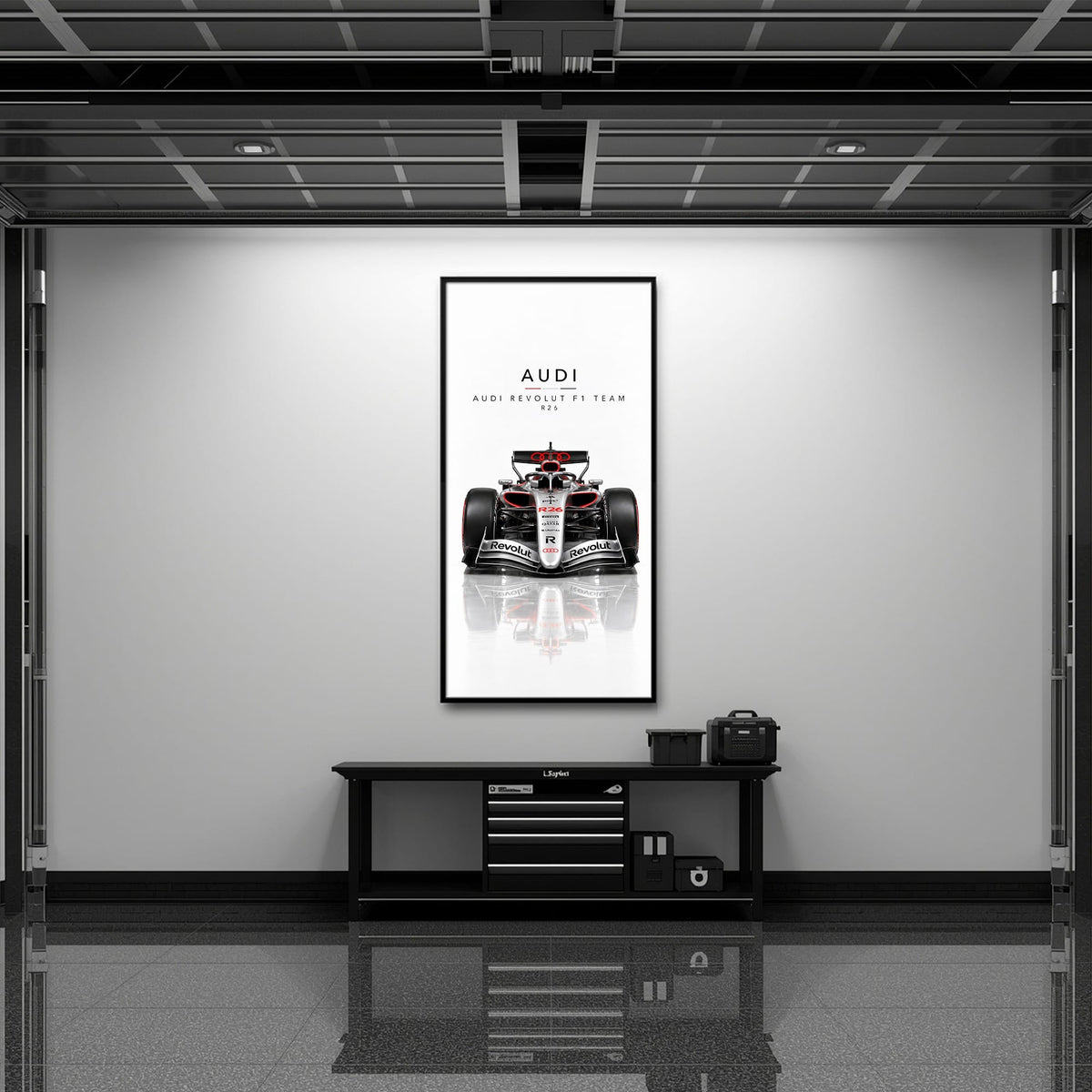 Audi Revolut F1 Team R26 Wall Art | Formula 1 Decor Cars