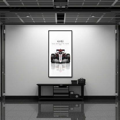 Audi Revolut F1 Team R26 Wall Art | Formula 1 Decor Cars