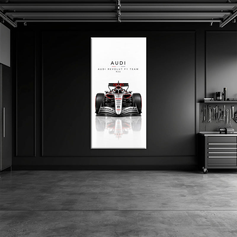 Audi Revolut F1 Team R26 Wall Art | Formula 1 Decor Cars