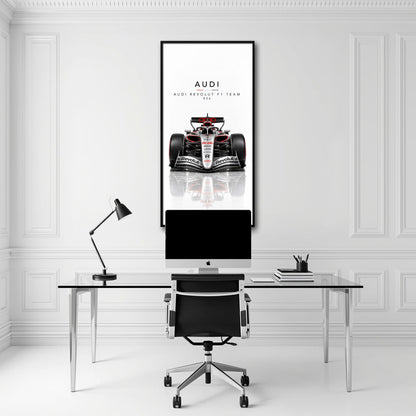 Audi Revolut F1 Team R26 Wall Art | Formula 1 Decor Cars
