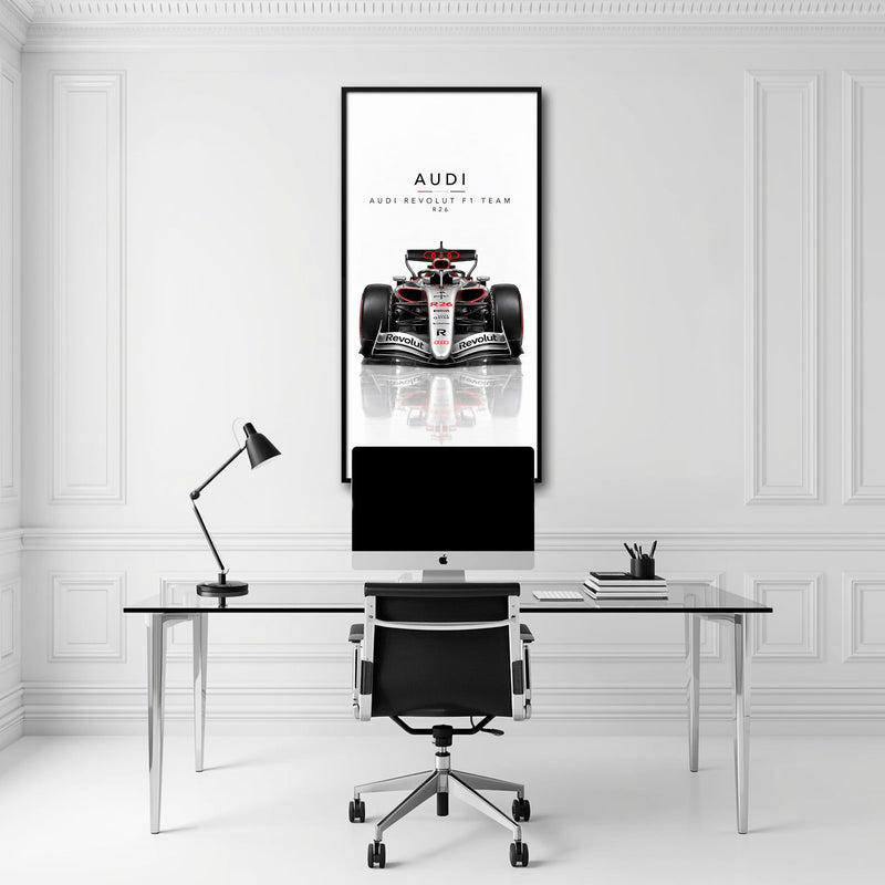 Audi Revolut F1 Team R26 Wall Art | Formula 1 Decor Cars
