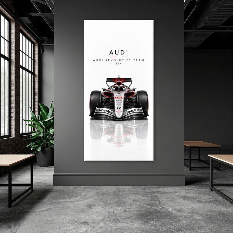 Audi Revolut F1 Team R26 Wall Art | Formula 1 Decor Cars