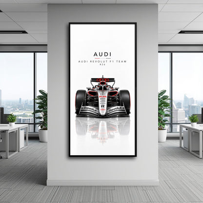 Audi Revolut F1 Team R26 Wall Art | Formula 1 Decor Cars
