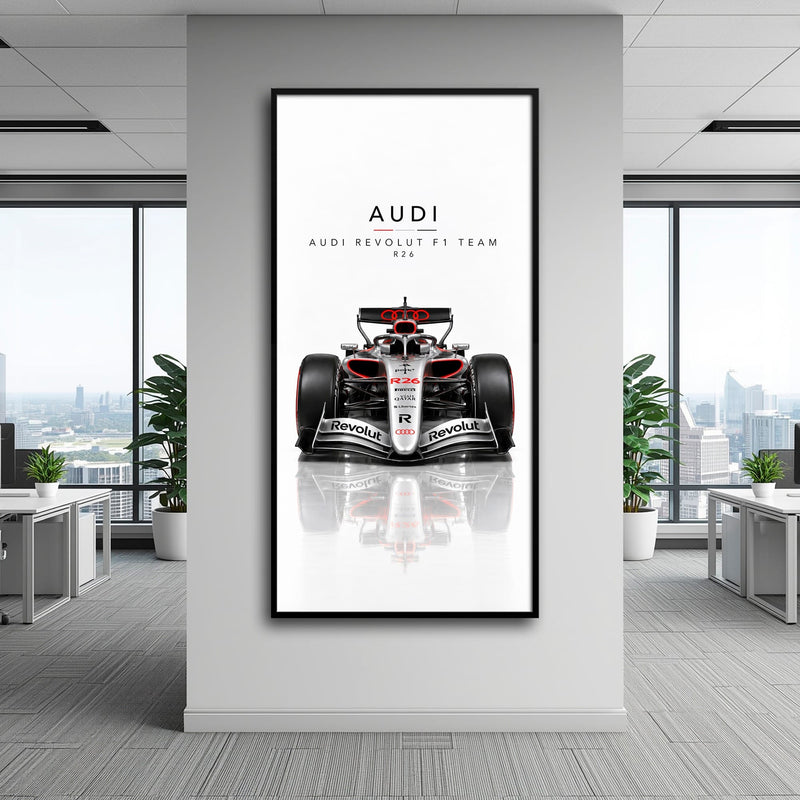 Audi Revolut F1 Team R26 Wall Art | Formula 1 Decor Cars