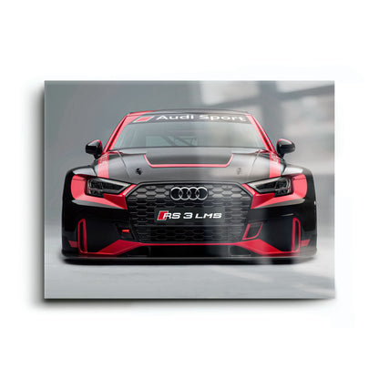 Audi LMS Racing Wall Art – Sport Car Canvas Print Cars