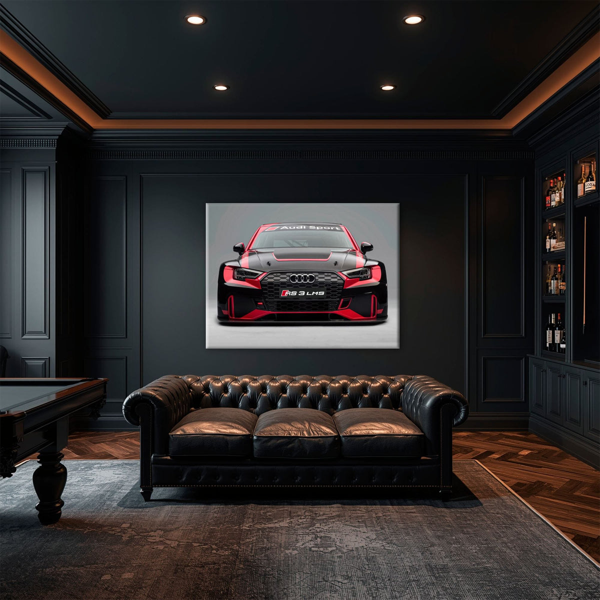 Audi LMS Racing Wall Art – Sport Car Canvas Print Cars