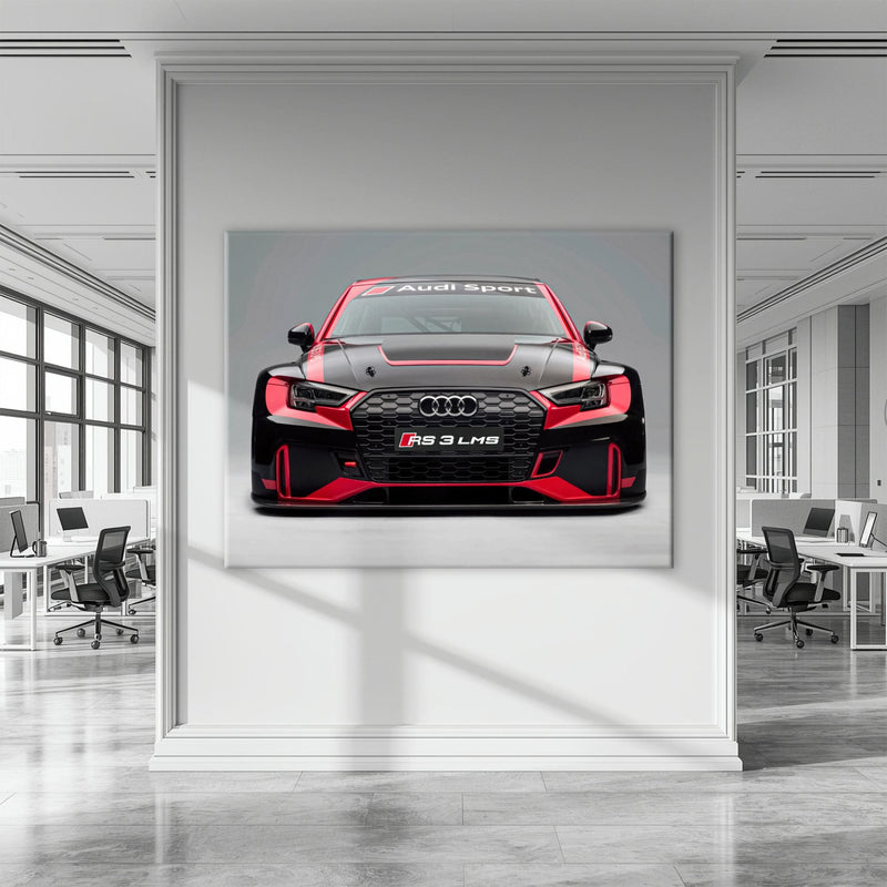 Audi LMS Racing Wall Art – Sport Car Canvas Print Cars