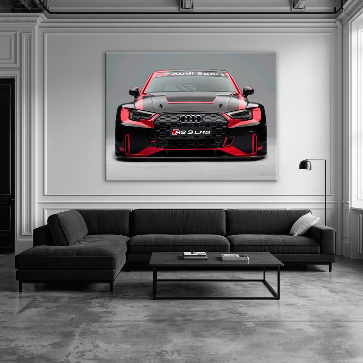 Audi LMS Racing Wall Art – Sport Car Canvas Print Cars