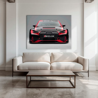 Audi LMS Racing Wall Art – Sport Car Canvas Print Cars