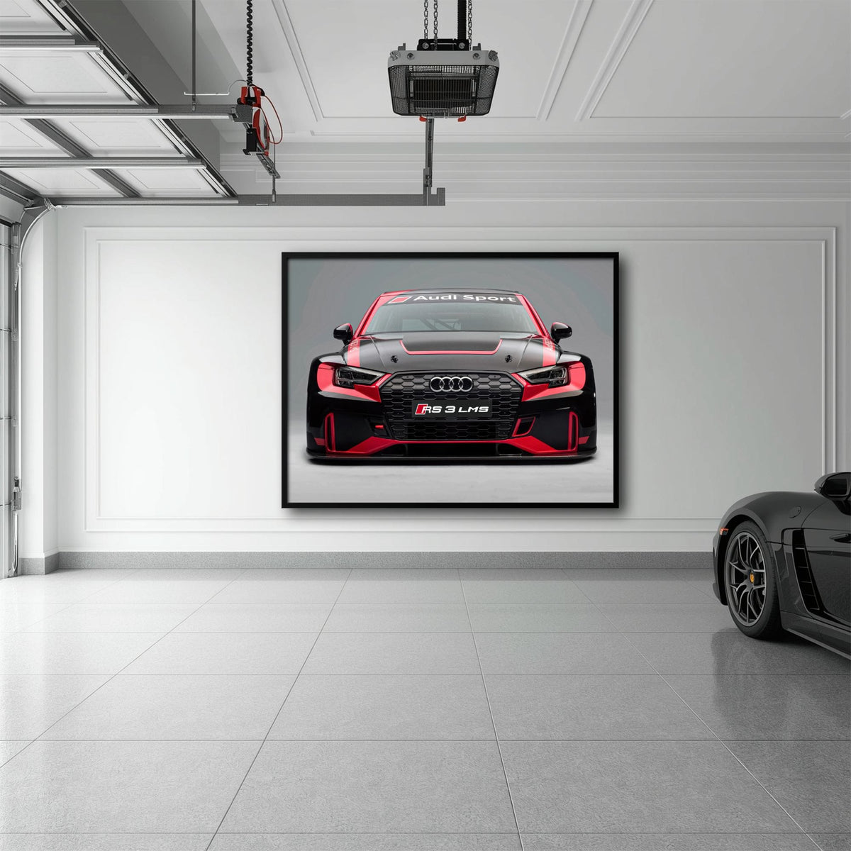 Audi LMS Racing Wall Art – Sport Car Canvas Print Cars