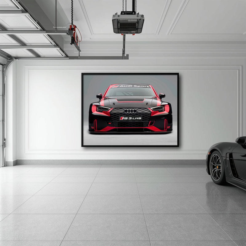 Audi LMS Racing Wall Art – Sport Car Canvas Print Cars