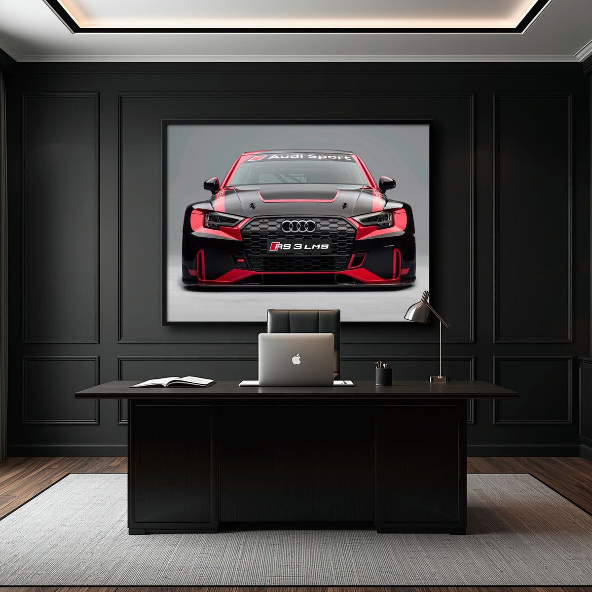 Audi LMS Racing Wall Art – Sport Car Canvas Print Cars