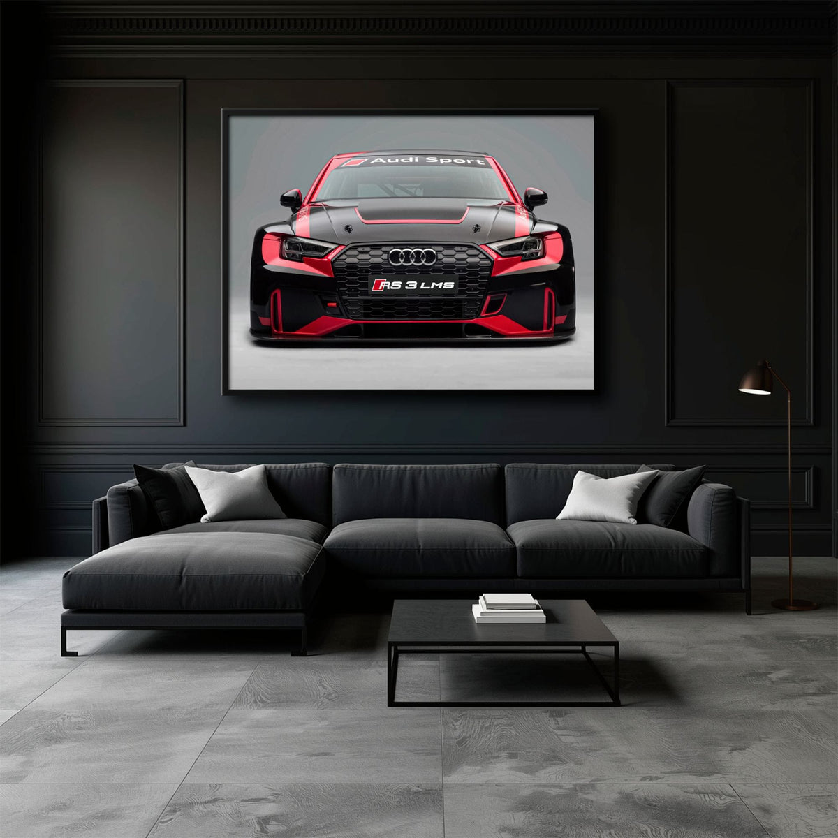 Audi LMS Racing Wall Art – Sport Car Canvas Print Cars