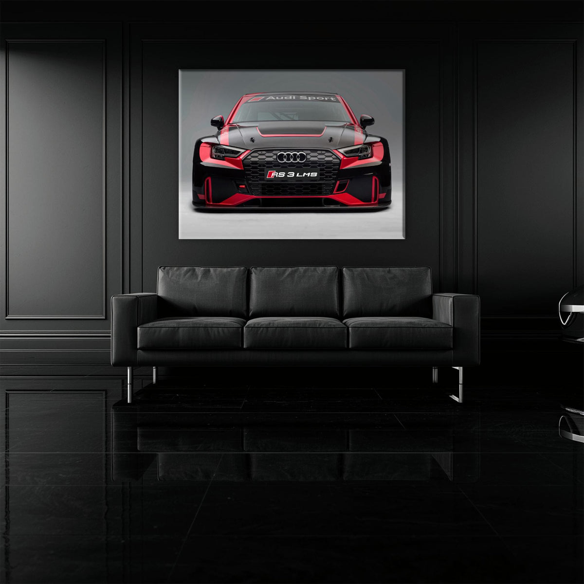 Audi LMS Racing Wall Art – Sport Car Canvas Print Cars