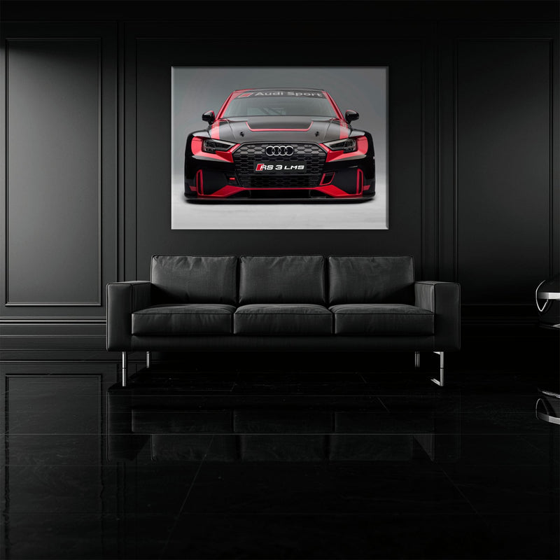 Audi LMS Racing Wall Art – Sport Car Canvas Print Cars