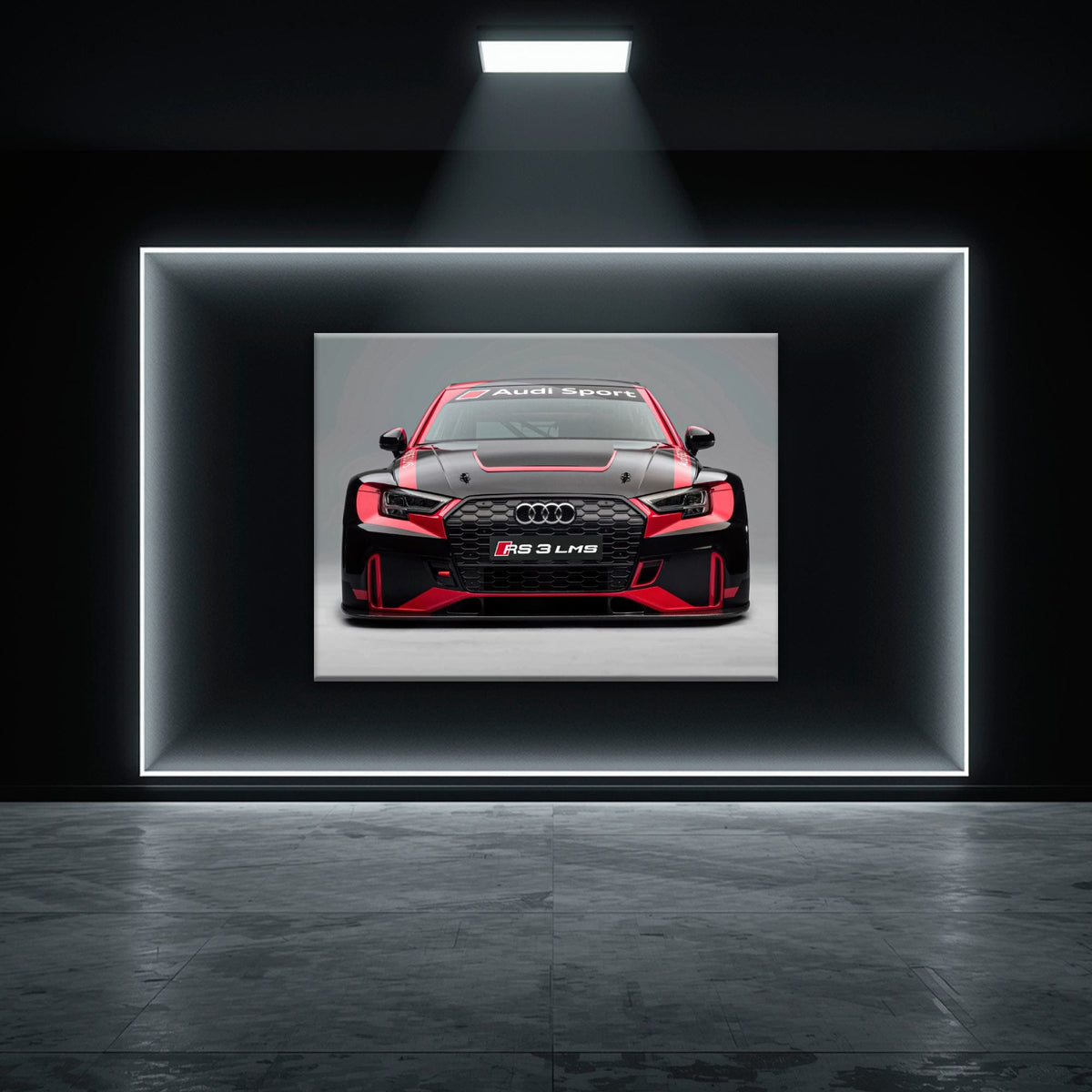Audi LMS Racing Wall Art – Sport Car Canvas Print Cars