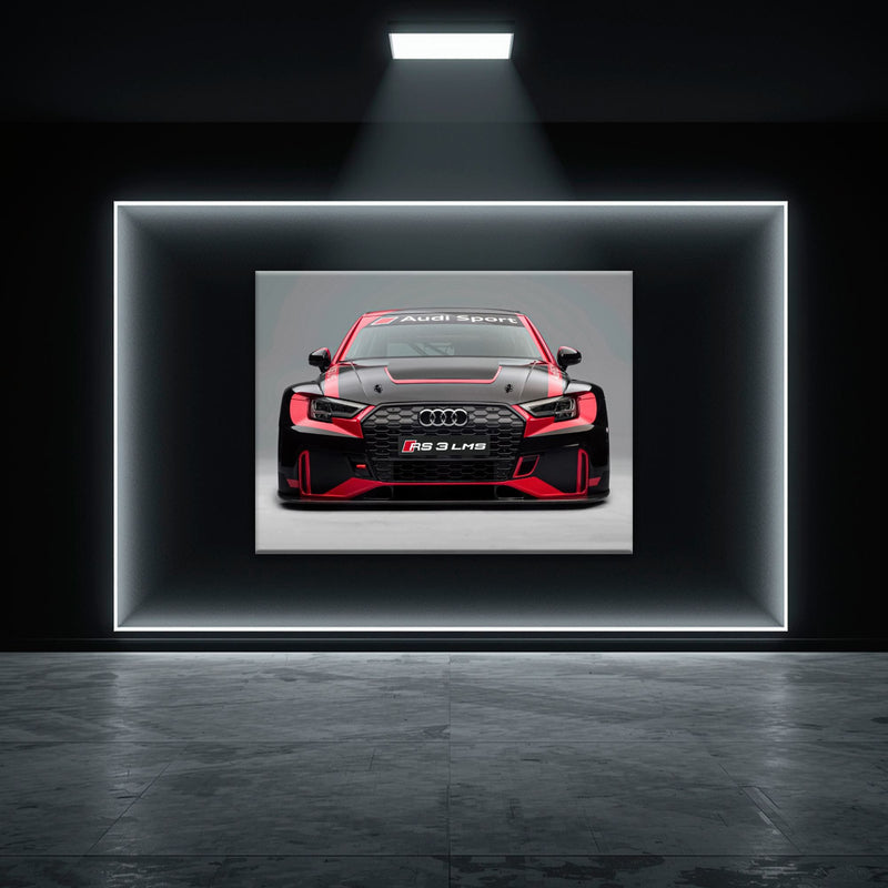 Audi LMS Racing Wall Art – Sport Car Canvas Print Cars
