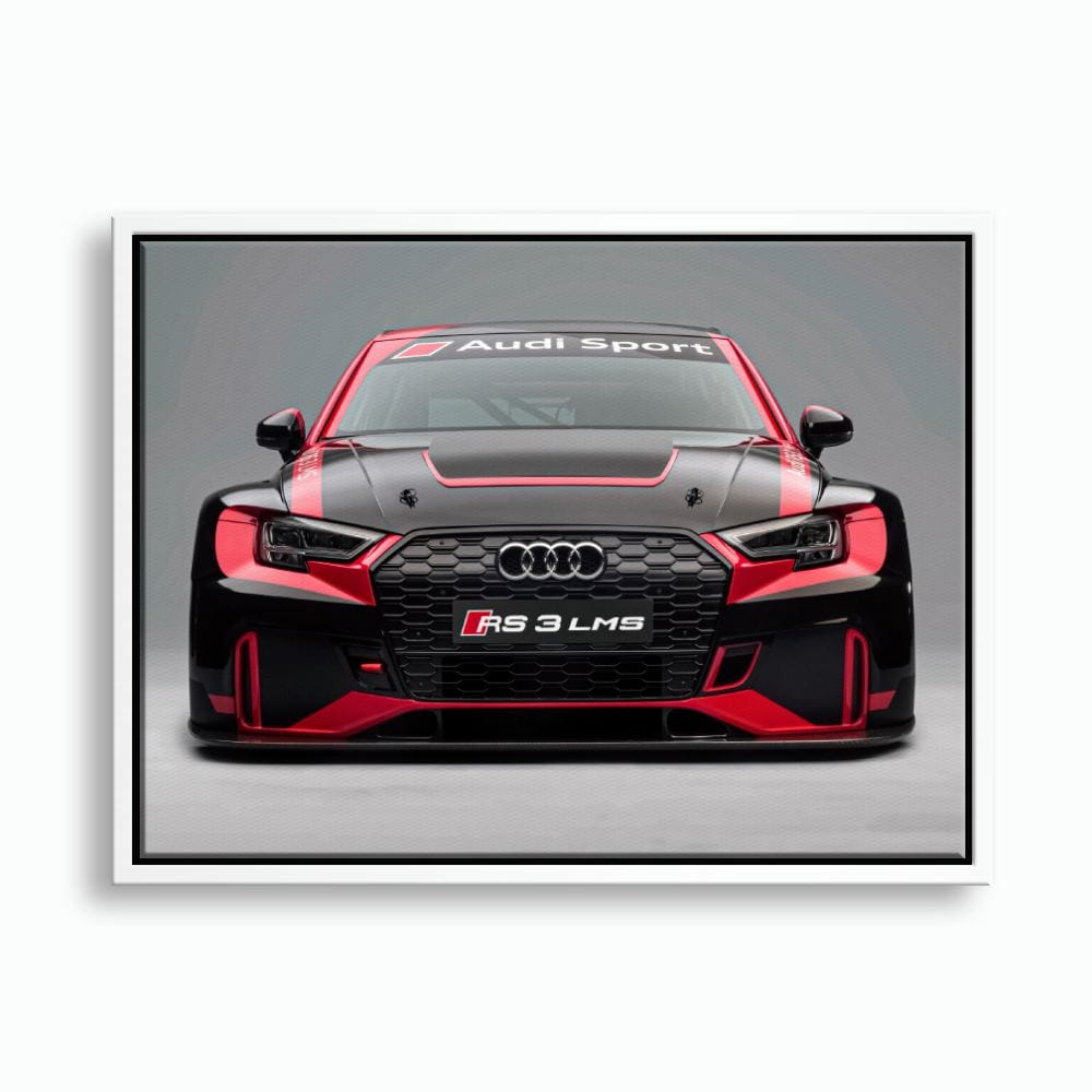 Audi LMS Racing Wall Art – Sport Car Canvas Print Cars