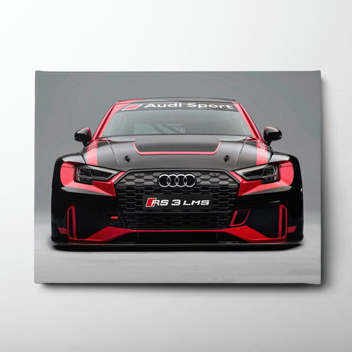 Audi LMS Racing Wall Art – Sport Car Canvas Print Cars