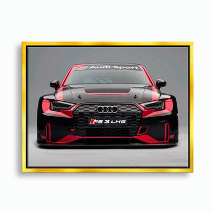 Audi LMS Racing Wall Art – Sport Car Canvas Print Cars