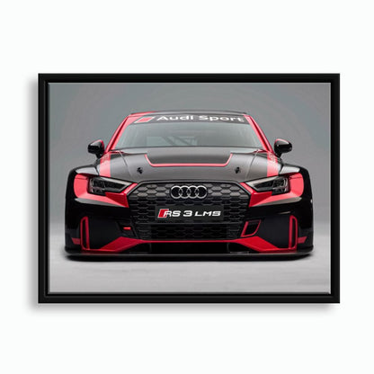 Audi LMS Racing Wall Art – Sport Car Canvas Print Cars