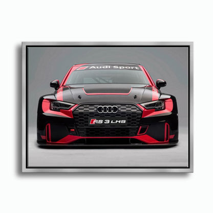 Audi LMS Racing Wall Art – Sport Car Canvas Print Cars