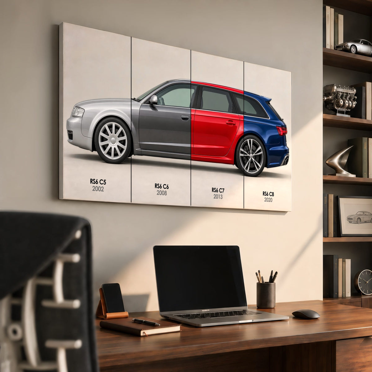 Audi RS6 Avant Evolution Poster & Canvas Wall Art | Caveson Cars