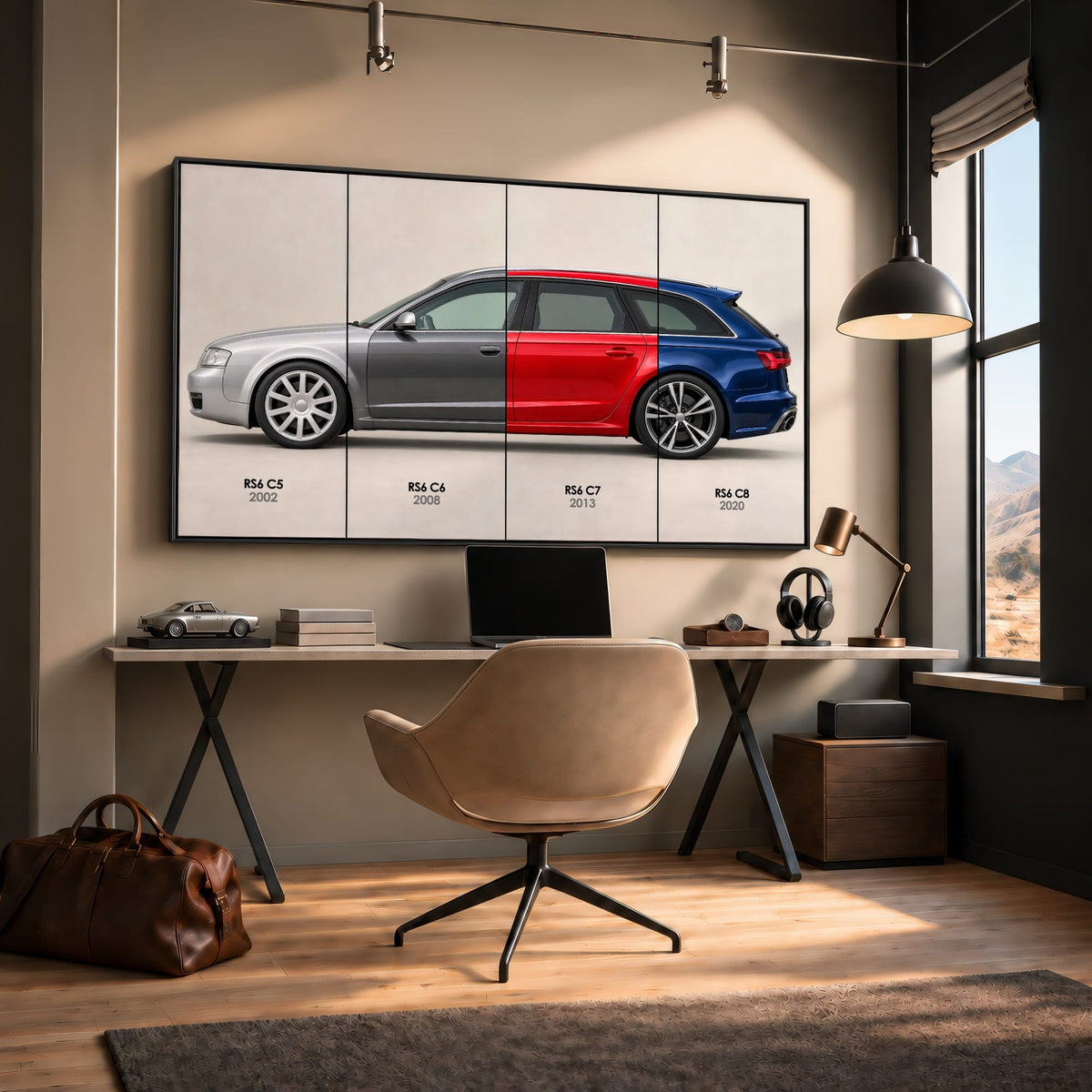 Audi RS6 Avant Evolution Poster & Canvas Wall Art | Caveson Cars