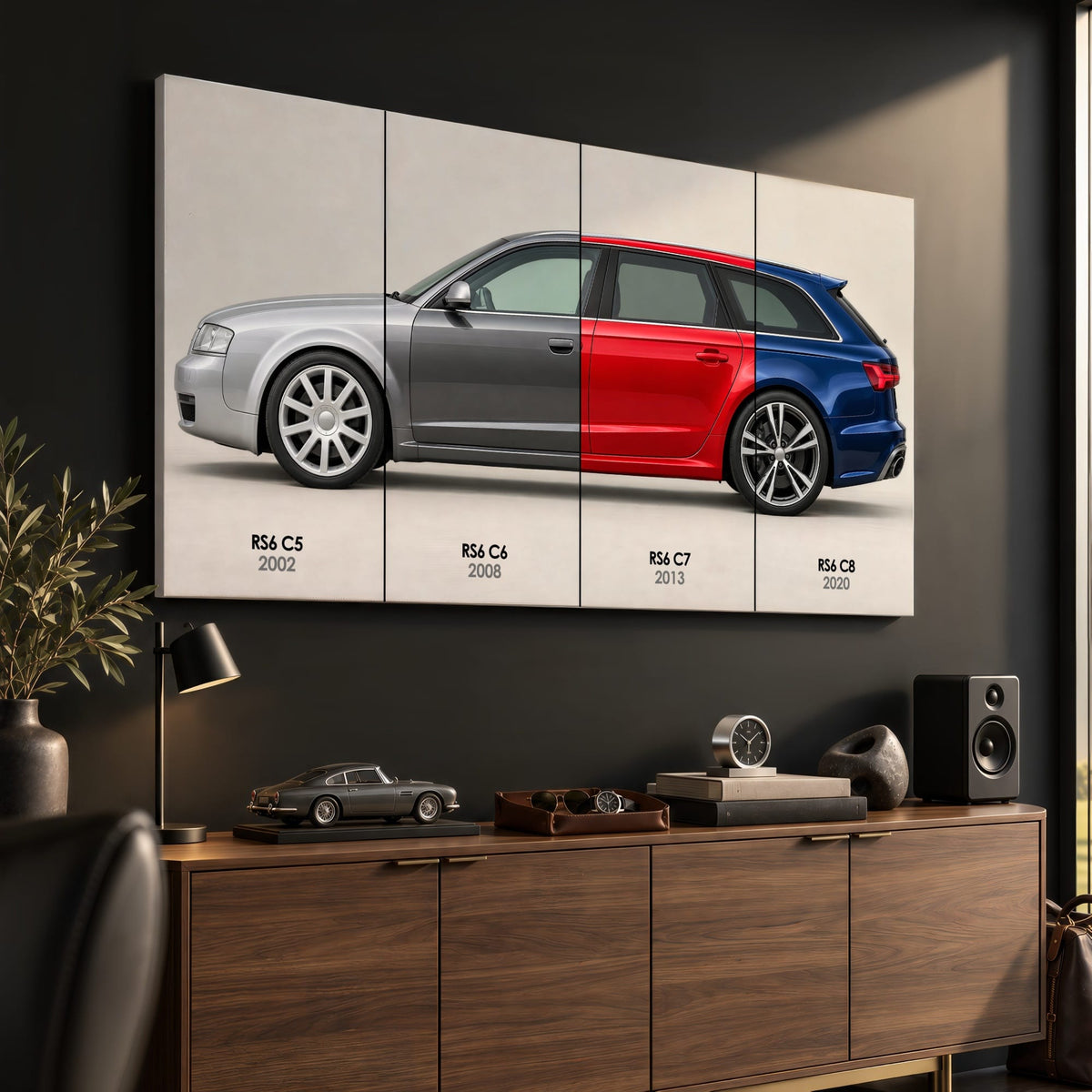 Audi RS6 Avant Evolution Poster & Canvas Wall Art | Caveson Cars