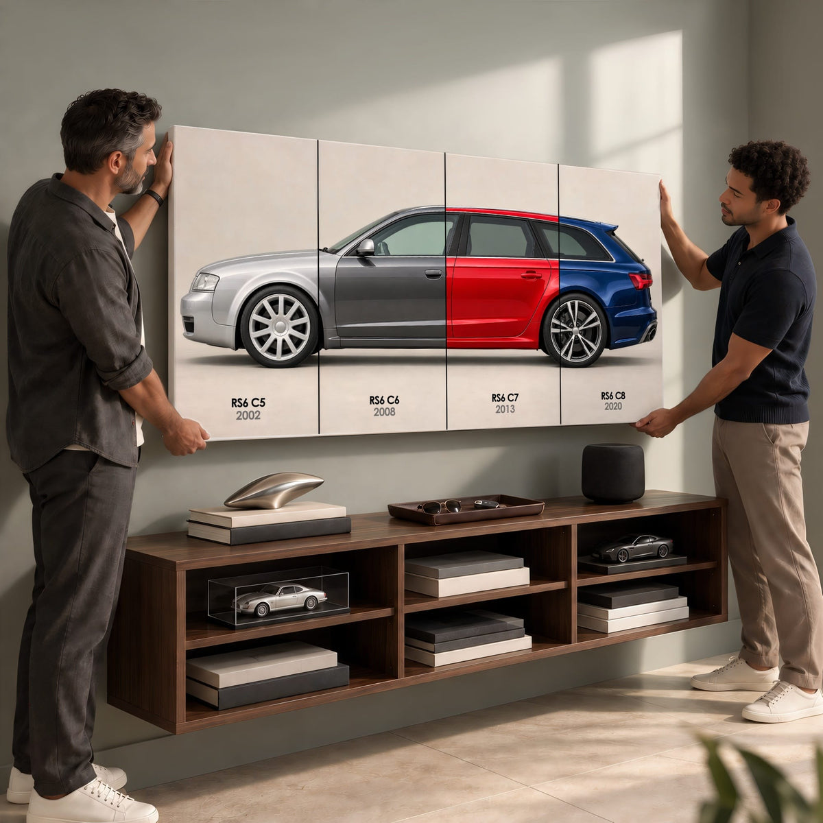 Audi RS6 Avant Evolution Poster & Canvas Wall Art | Caveson Cars