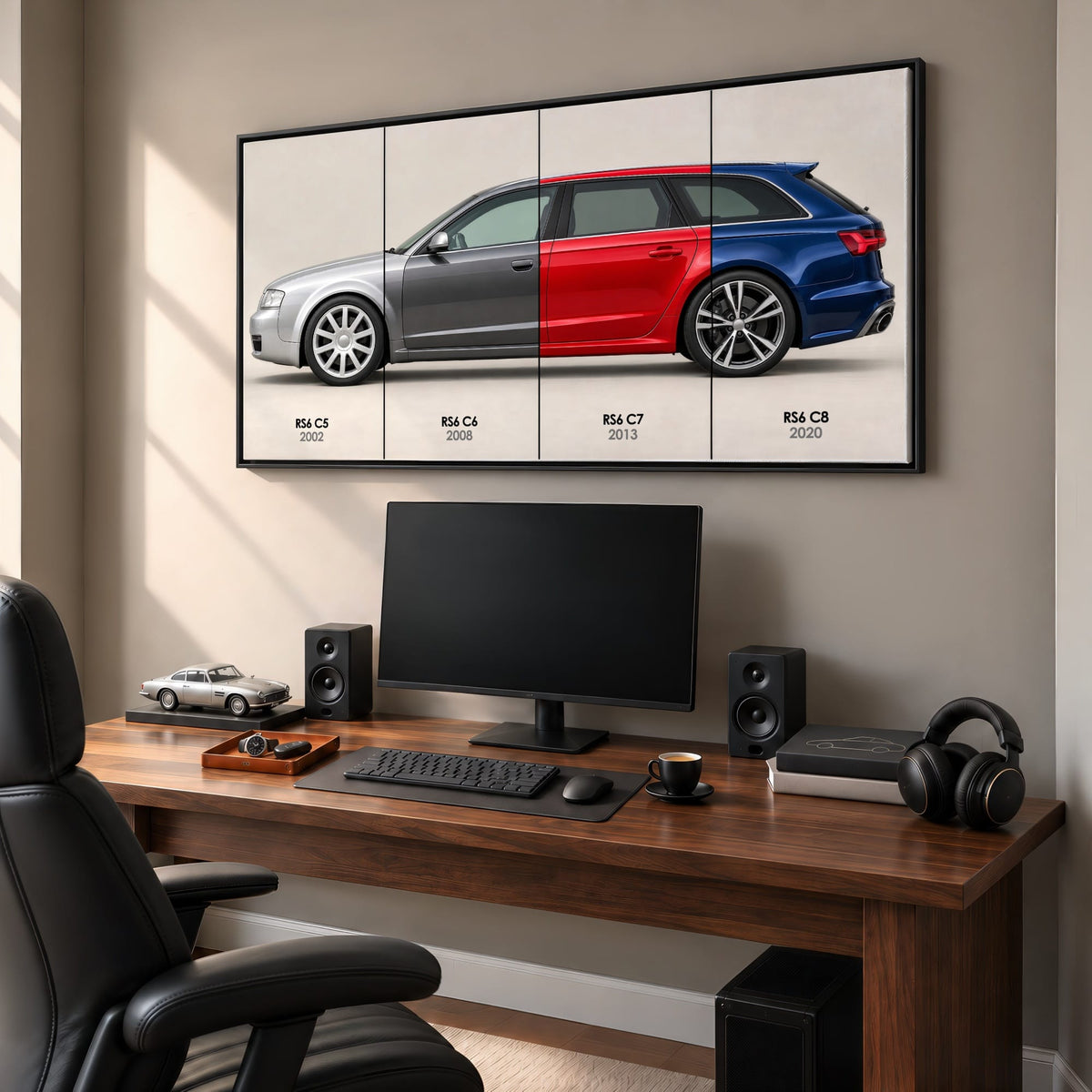 Audi RS6 Avant Evolution Poster & Canvas Wall Art | Caveson Cars