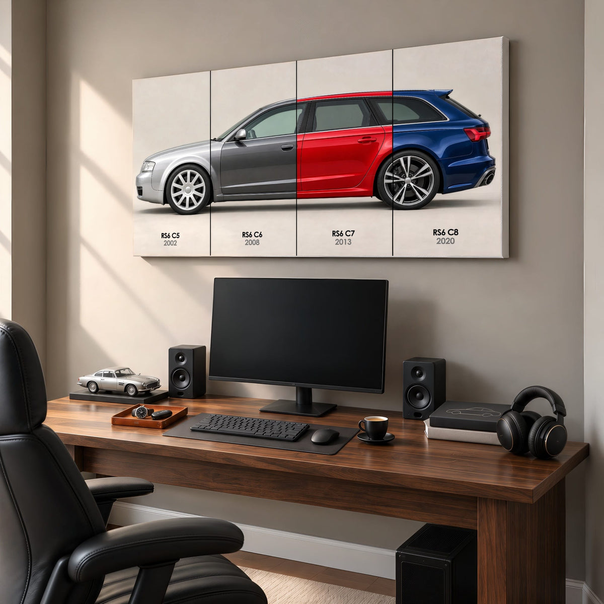 Audi RS6 Avant Evolution Poster & Canvas Wall Art | Caveson Cars