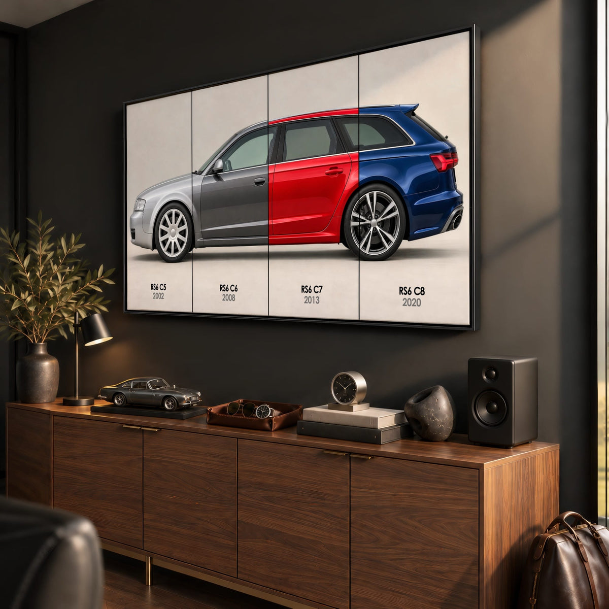 Audi RS6 Avant Evolution Poster & Canvas Wall Art | Caveson Cars