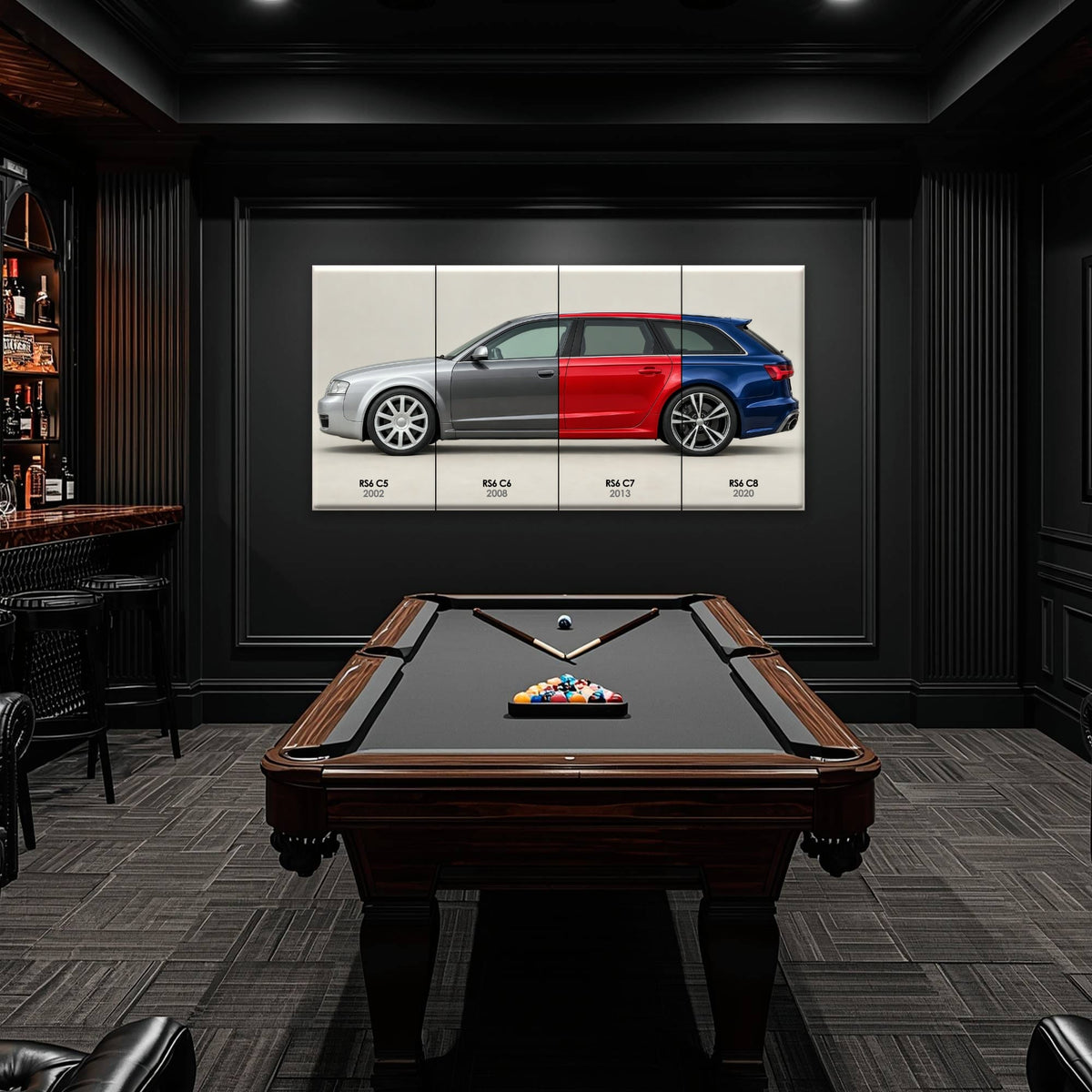 Audi RS6 Avant Evolution Poster & Canvas Wall Art | Caveson Cars