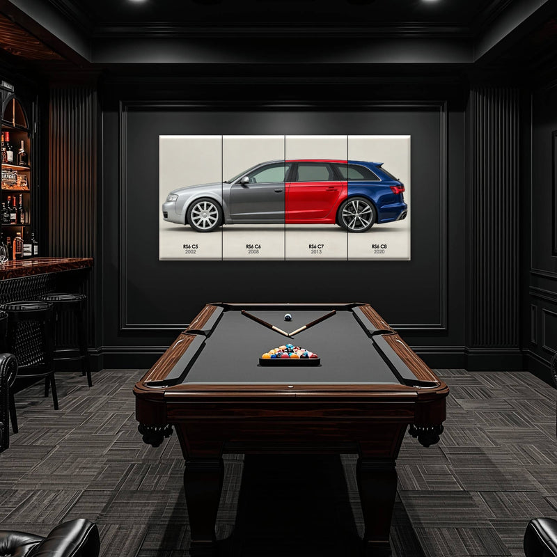 Audi RS6 Avant Evolution Poster & Canvas Wall Art | Caveson Cars