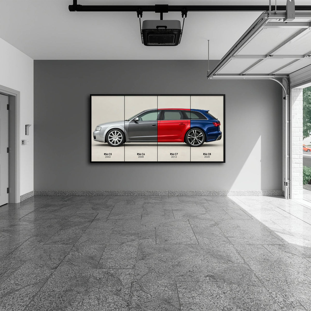 Audi RS6 Avant Evolution Poster & Canvas Wall Art | Caveson Cars