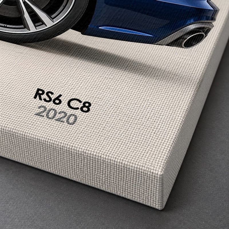 Audi RS6 Avant Evolution Poster & Canvas Wall Art | Caveson Cars