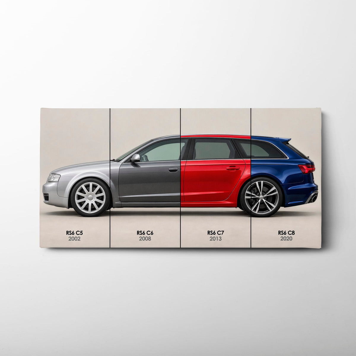 Audi RS6 Avant Evolution Poster & Canvas Wall Art | Caveson Cars