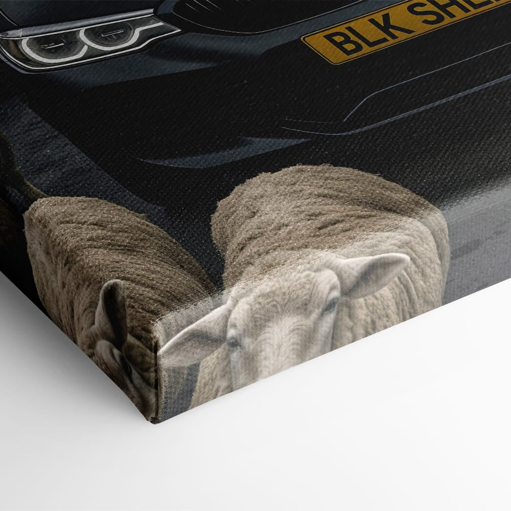 BLK SHEEP BMW Canvas Wall Art | Car Wall Decor Cars