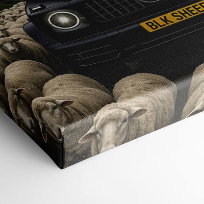 BLK SHEEP Mercedes G-Wagon Canvas Wall Art Cars