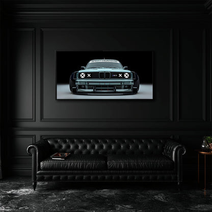 BMW M3 Canvas Print– Vintage Car Wall Art-BMW Wall Decor Cars