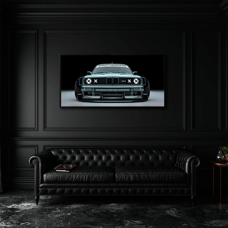 BMW M3 Canvas Print– Vintage Car Wall Art-BMW Wall Decor Cars